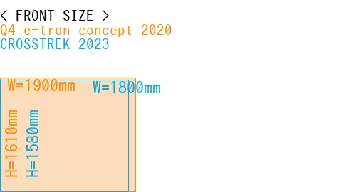 #Q4 e-tron concept 2020 + CROSSTREK 2023